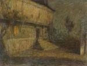 Clair De Lune, Saint-paul by Henri Eugene Augustin Le Sidaner