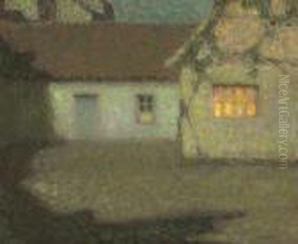 La Cour De La Maison, Clair De Lune - view 1