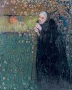 La Vieille by Henri Eugene Augustin Le Sidaner