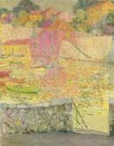 Le Port, Saint-jean-cap-ferrat by Henri Eugene Augustin Le Sidaner