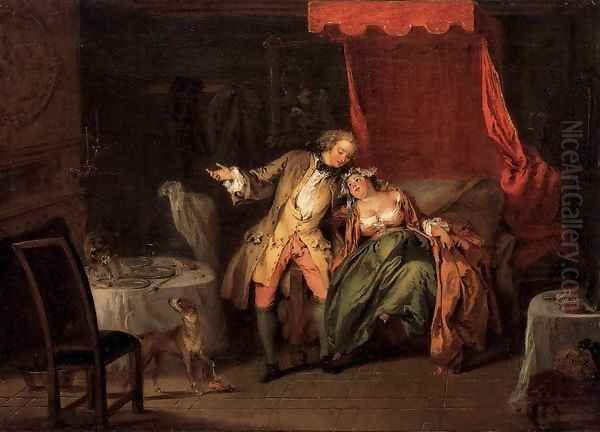 Mme. de Bouvillon Tempts Fate by Asking Ragotin to Search for a Flea - view 1