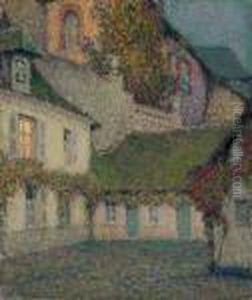 La Maison Sous L'eglise Au Crepuscule La Maison Sous L'eglise Au Crepuscule