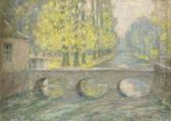 Le Pont, Gisors, Automne - view 1