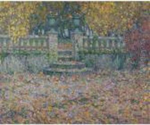 La Terrasse. Automne, Gerberoy