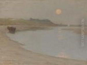 Clair De Lune, Etaples by Henri Eugene Augustin Le Sidaner