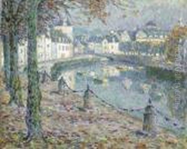 La Petite Ville Au Matin, Quimperle - view 1