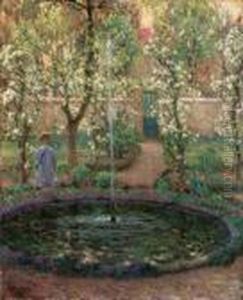 Jeune Fille Au Jardin