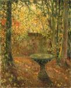 La Table Sous Les Arbres by Henri Eugene Augustin Le Sidaner