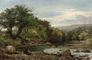 On The Llugwy, Nr Bettws Y Coed - Summer