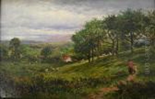 Two Figures On A Country Path - view 1