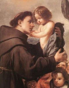 St Anthony of Padua with Christ Child (detail) by Antonio de Pereda