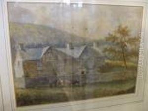 A Stone Cottage In An Uplandlandscape