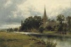 Stratford-on-avon by Benjamin Williams Leader