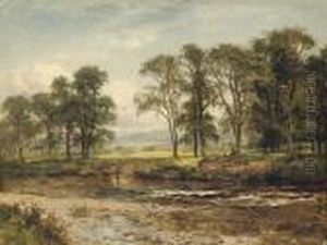 On The Conway Near Betws-y-coed by Benjamin Williams Leader