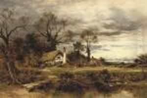 Worcestershire; Stormy Weather by Benjamin Williams Leader