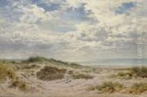 A Fine Morning On The Sussex Coast by Benjamin Williams Leader