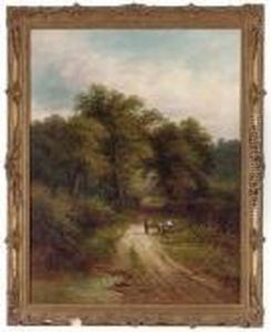 A Rest Beside The Road by Benjamin Williams Leader