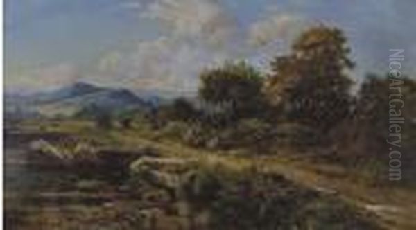 Travelers Resting On The Path - view 1