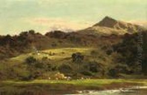 Moel Siabod From The Llugwy Below Capel Curig
