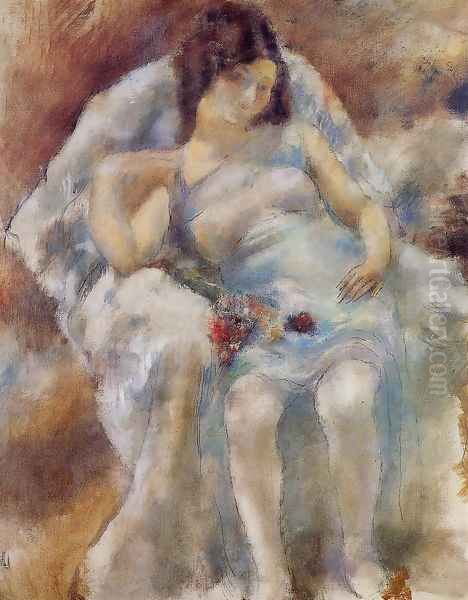 Zinah with Flowers - view 1