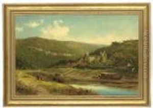 Tintern Abbey by Benjamin Williams Leader