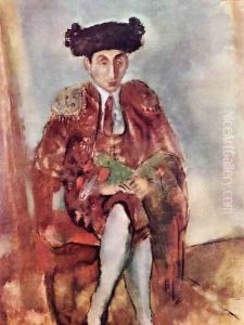 Alfred Flechtheim Dresses as a Toreador