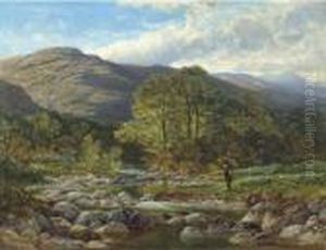 A Stream From The Hills by Benjamin Williams Leader