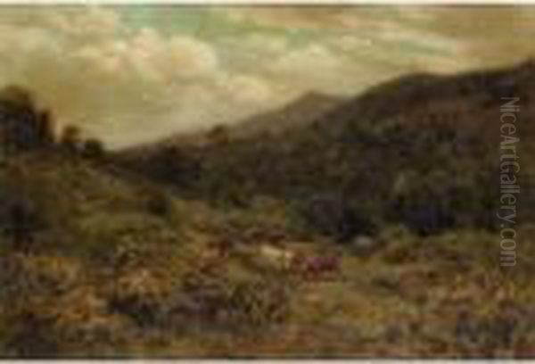 The Bridge Over The Brook; Cattle Grazing - view 1