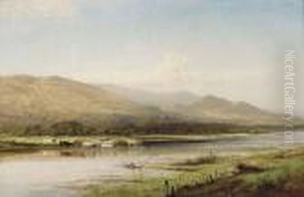 Cattle Watering, Derwentwater - view 1