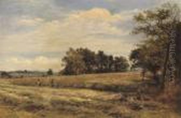 Haymaking, Whittingdon, Worcester - view 1