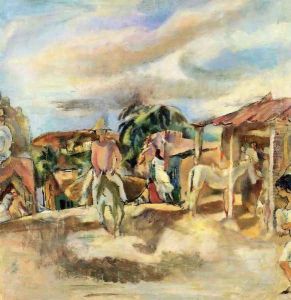 Cuban Village by Jules Pascin