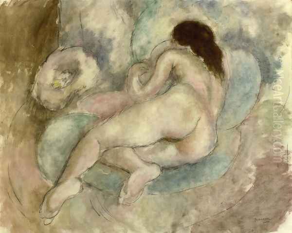 Female Nude Reclining - view 1