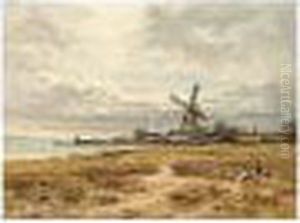 Sussex Landscape by Benjamin Williams Leader