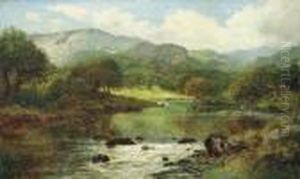A Wooded River Landscape A Wooded River Landscape
