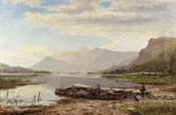 Derwentwater From Ladore: Morning, With Skiddaw In Thedistance - view 1