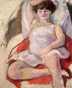 Dancer at the Moulin Rouge by Jules Pascin