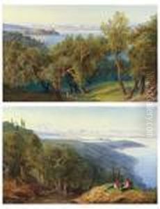 Corfu From The Village Of Ascension by Edward Lear