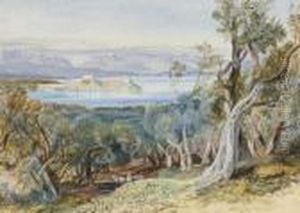 Distant View Of The Citadel From Analipsis, Corfu