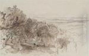 A View Of Corfu From The Hillof Gastouri by Edward Lear