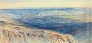 View Of Jerusalem From The Mount Of Olives, Israel by Edward Lear