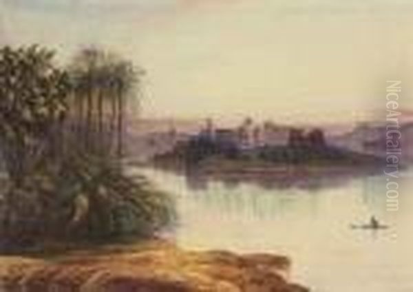 View Of Philae At Sunset, Egypt - view 1