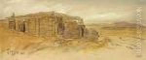 The Temple Of Amada, Nubia, Egypt by Edward Lear