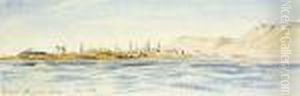 View Of Girga On The Nile by Edward Lear