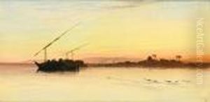 On The Nile Near Assioot by Edward Lear