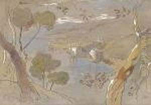 Villefranche From Cap Ferrat by Edward Lear