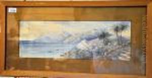 Continental Coast by Edward Lear