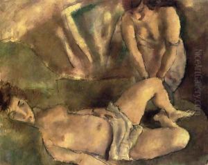 Two Friends I by Jules Pascin