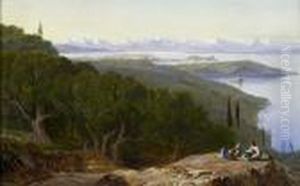 Corfu From Gastouri Hill by Edward Lear