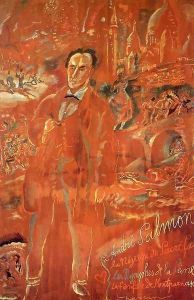 Andre Salmon and Montmartre by Jules Pascin