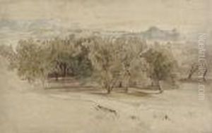The Citadel At Corfu by Edward Lear